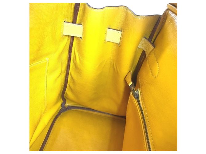 Hermès HERMES Birkin 35 Tote Bag Gelb - Ansicht 16