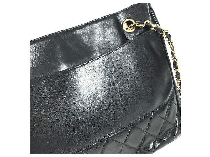 Borsa Chanel Vintage Matelassé Quilted Nero - vista 10