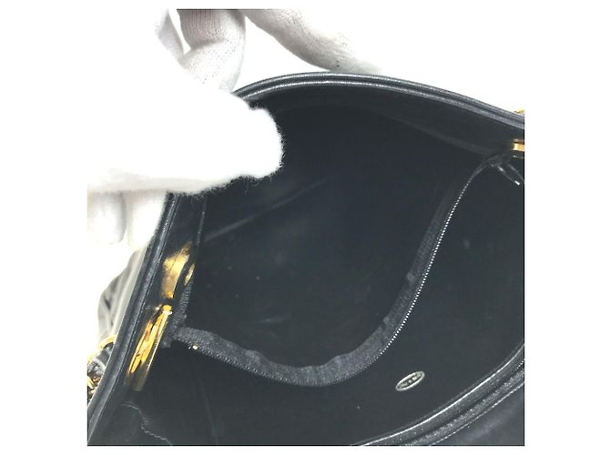 Borsa Chanel Vintage Matelassé Quilted Nero - vista 13