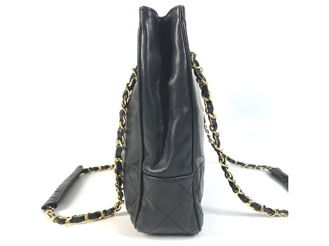 Borsa Chanel Vintage Matelassé Quilted Nero - vista 2