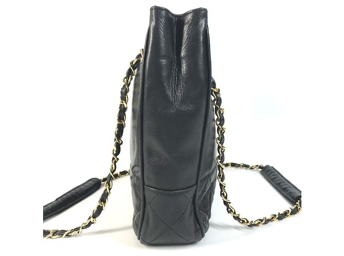 Borsa Chanel Vintage Matelassé Quilted Nero - vista 3