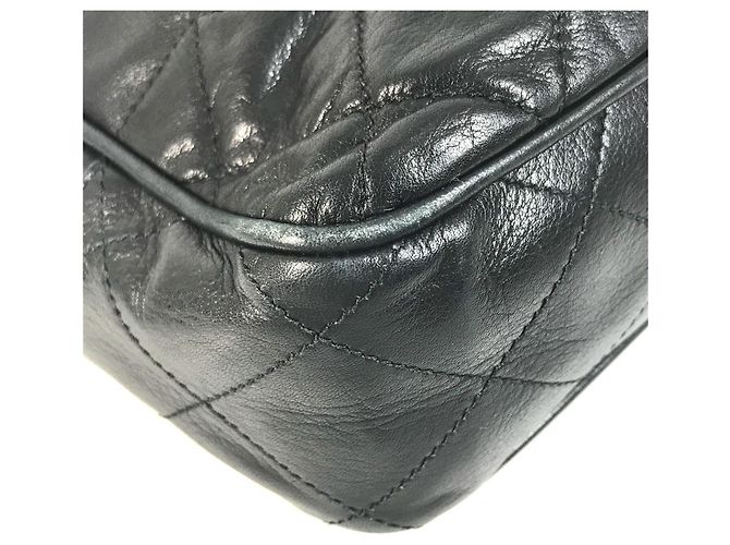Borsa Chanel Vintage Matelassé Quilted Nero - vista 7