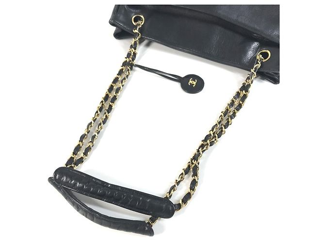 Borsa Chanel Vintage Matelassé Quilted Nero - vista 8