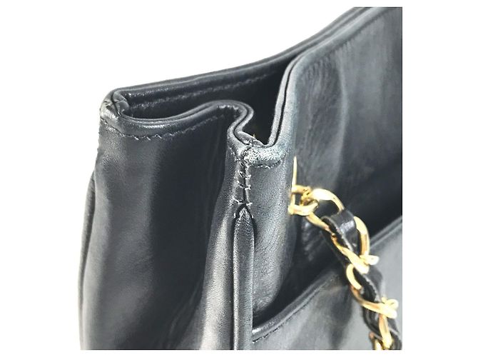 Borsa Chanel Vintage Matelassé Quilted Nero - vista 9