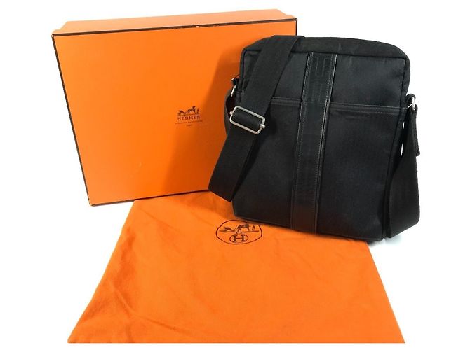 Hermès Borsa Hermes Acapulco Bandoulière Nero - vista 18