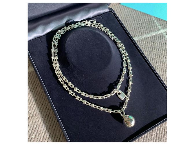 Collana Tiffany & Co. HardWear in argento con pendente a sfera - vista 2