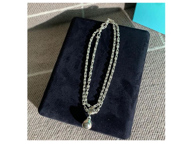 Collana Tiffany & Co. HardWear in argento con pendente a sfera - vista 4