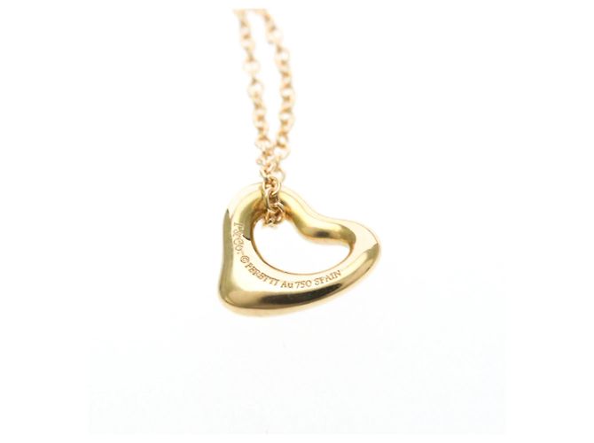 Tiffany & Co. Pendente Elsa Peretti Open Heart Oro Rosa 18K 7mm - vista 6