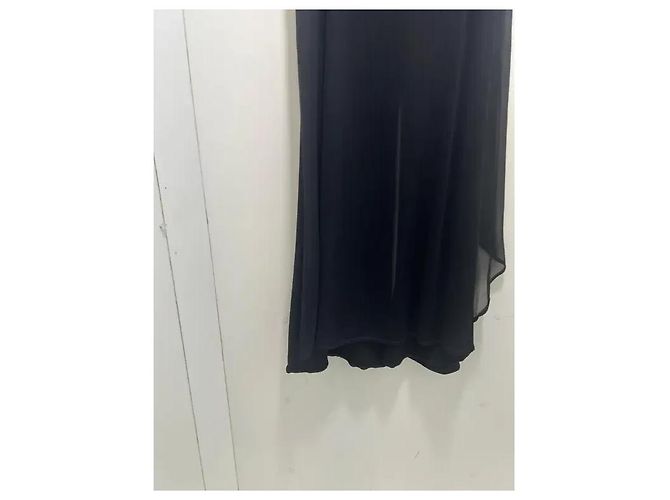 Autre Marque Gonna lunga nera Nero - vista 3