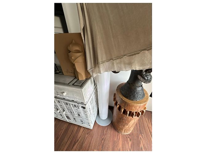 Munthe Plus Simonsen Camiseta PLÜ beige de manga larga de algodón - vista 5