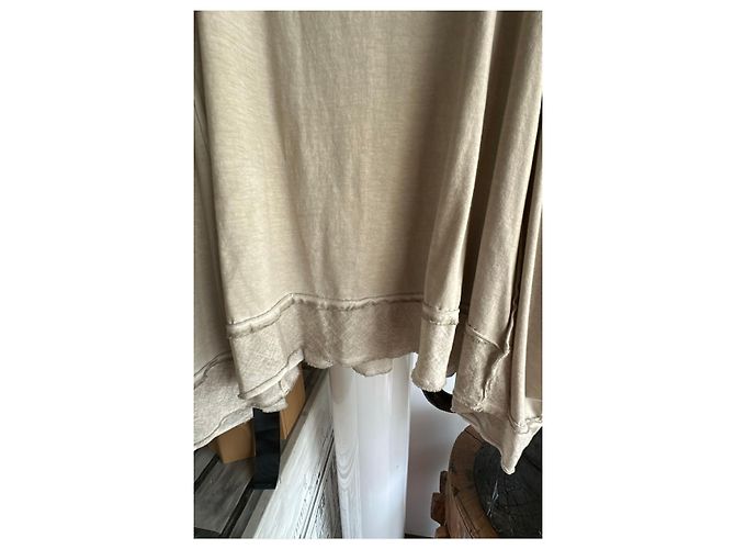 Munthe Plus Simonsen Camiseta PLÜ beige de manga larga de algodón - vista 9