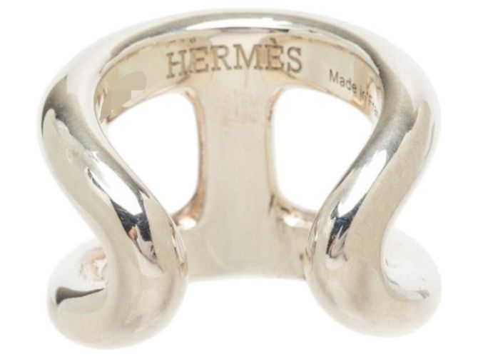 Ring Hermès Anello Hermes Osmo's GM Argento - vista 3