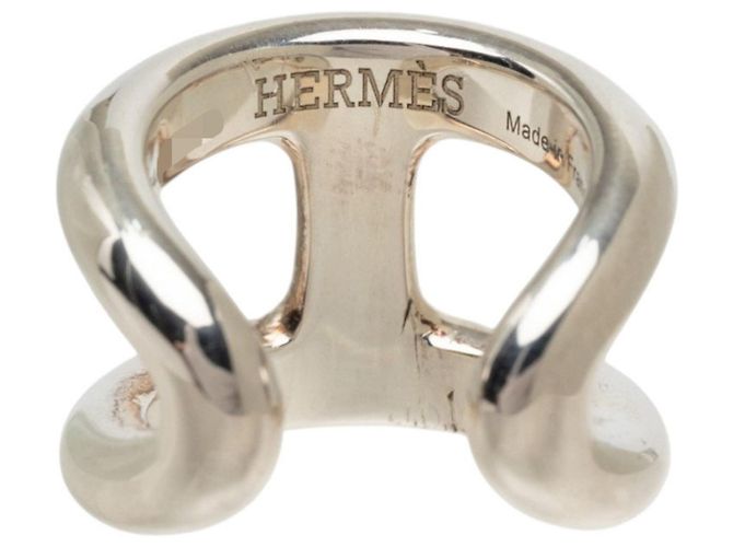 Ring Hermès Anello Hermes Osmo's GM Argento - vista 4