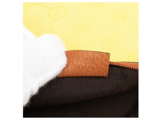 Clutch Gucci GG Canvas Marrone Verde - vista 6