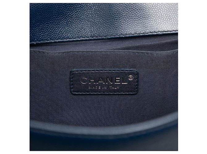 Borsa a tracolla Chanel Coco Mark Boy Chain Blu navy - vista 6