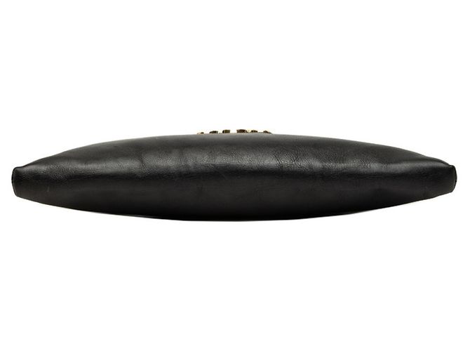 Céline Celine Triomphe Schultertasche mit Kette Schwarz - Ansicht 3