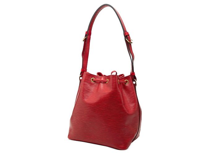 Noe Borsa a tracolla Louis Vuitton Epi Petit Noé Rosso - vista 2