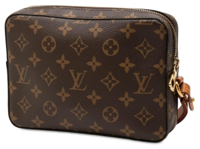 Louis Vuitton Monogram Legacy Soft Trunk Pochette Clutch Bag Marrone Monogramma - vista 2