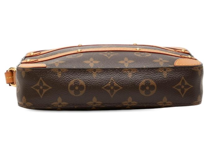 Louis Vuitton Monogram Legacy Soft Trunk Pochette Clutch Bag Marrone Monogramma - vista 3