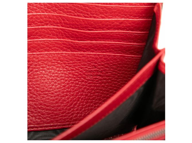 Borsa a tracolla con catena e portafoglio Gucci GG Marmont Rosso - vista 5