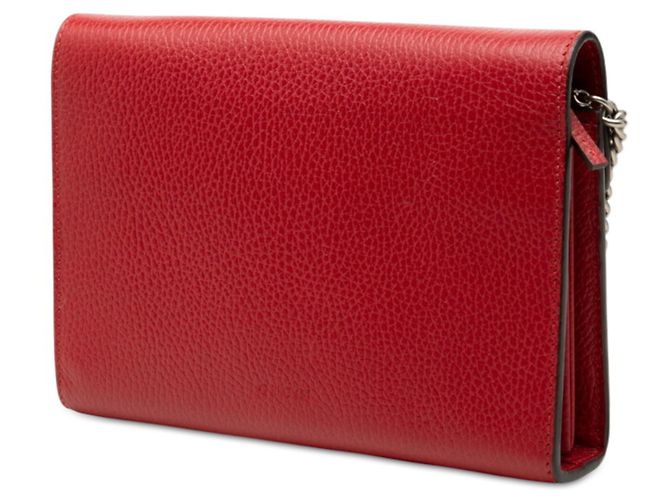 Borsa a tracolla Gucci Dionysus Portafoglio con catena Rosso - vista 2