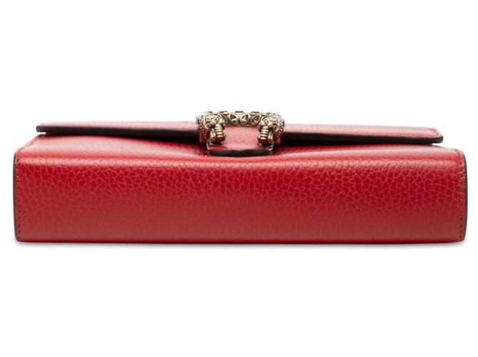 Borsa a tracolla Gucci Dionysus Portafoglio con catena Rosso - vista 3