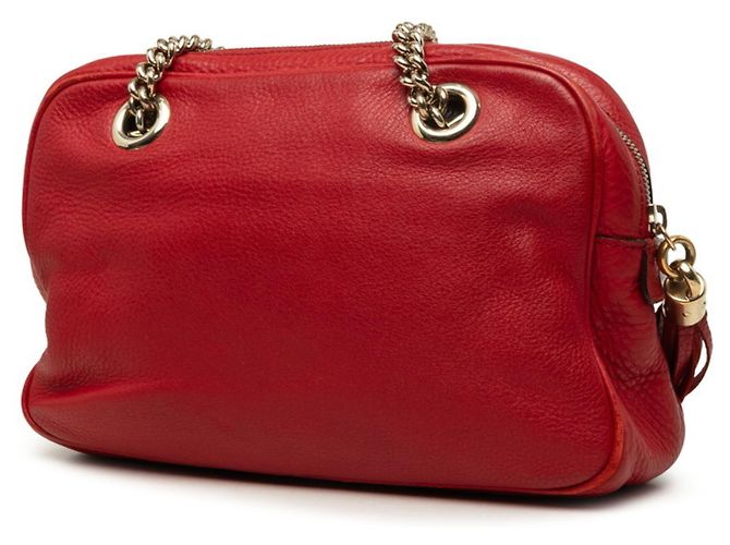Borsa a tracolla Gucci Interlocking G Soho Chain Rosso - vista 2