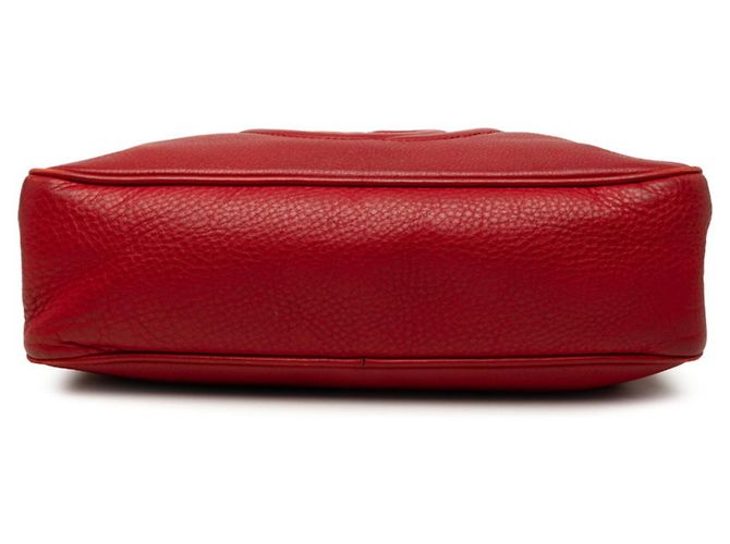 Borsa a tracolla Gucci Interlocking G Soho Chain Rosso - vista 3
