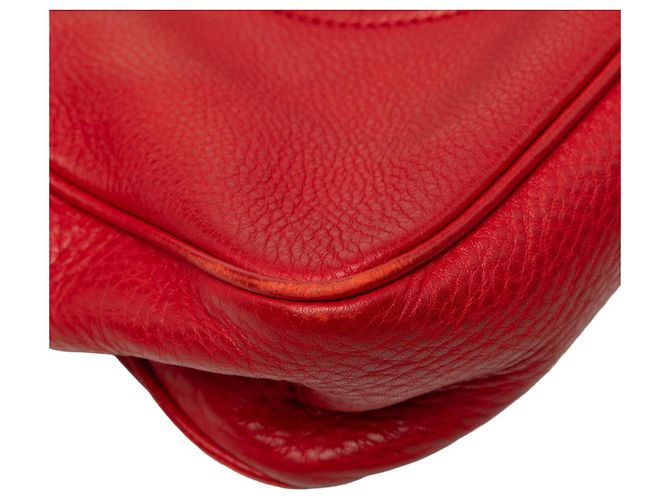 Borsa a tracolla Gucci Interlocking G Soho Chain Rosso - vista 5