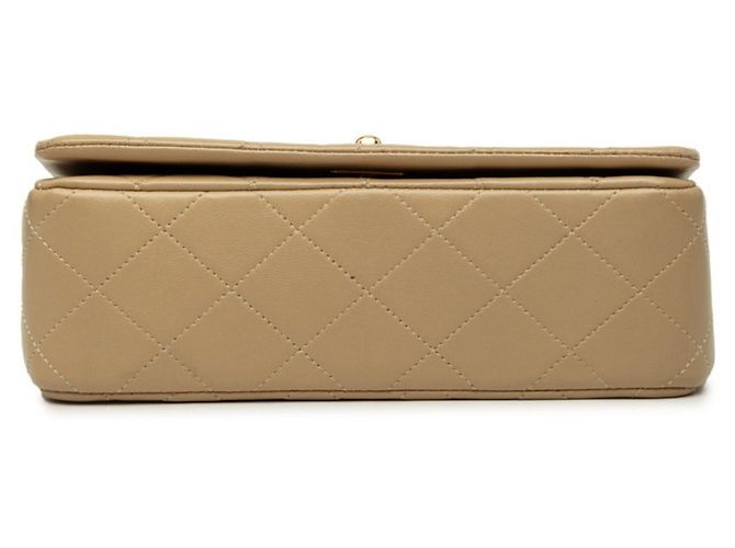Borsa a tracolla con catena Chanel Coco Mark Matelassé Beige - vista 3