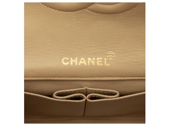 Borsa a tracolla con catena Chanel Coco Mark Matelassé Beige - vista 5