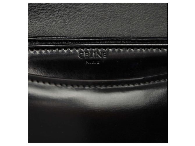 Céline Sac à épaule à chaîne Celine Triomphe Bezas Claire Noir - vue 4