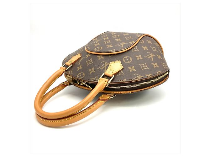 Borsa Louis Vuitton Monogram Ellipse MM Marrone Monogramma - vista 3