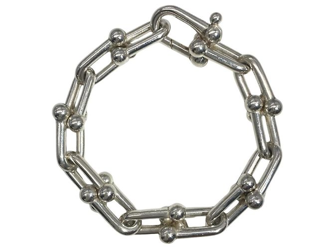 Bracciale con charm Tiffany & Co. Hardware a maglie grandi Argento - vista 2