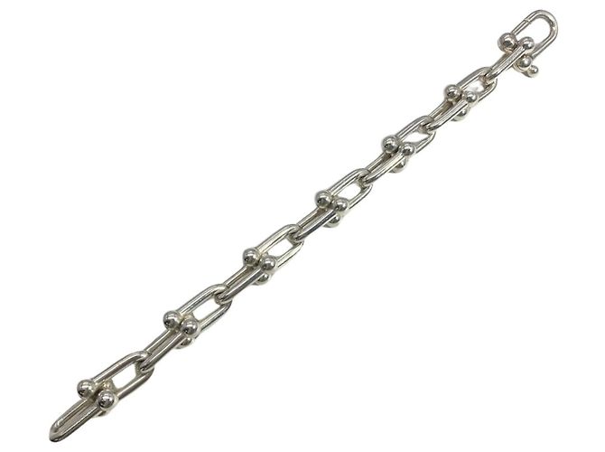 Bracciale con charm Tiffany & Co. Hardware a maglie grandi Argento - vista 3
