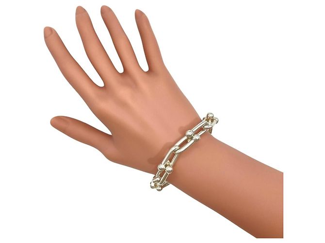 Bracciale con charm Tiffany & Co. Hardware a maglie grandi Argento - vista 5