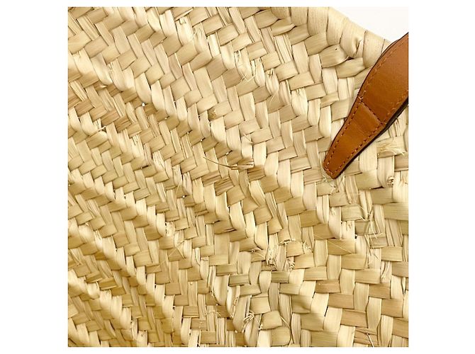 Céline Borsa Tote Celine Triomphe Medium Classic Panier Beige - vista 6