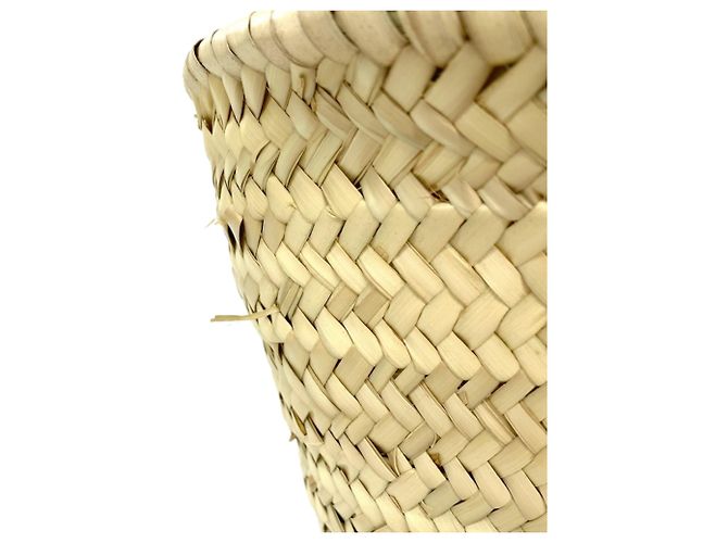 Céline Borsa Tote Celine Triomphe Medium Classic Panier Beige - vista 8