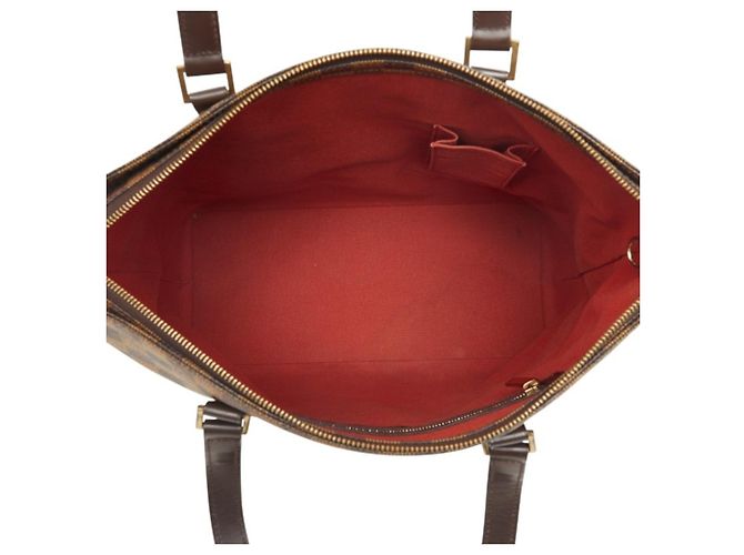 Borsa a tracolla Louis Vuitton Damier Cabas Mezzo Marrone Damier ebene - vista 10