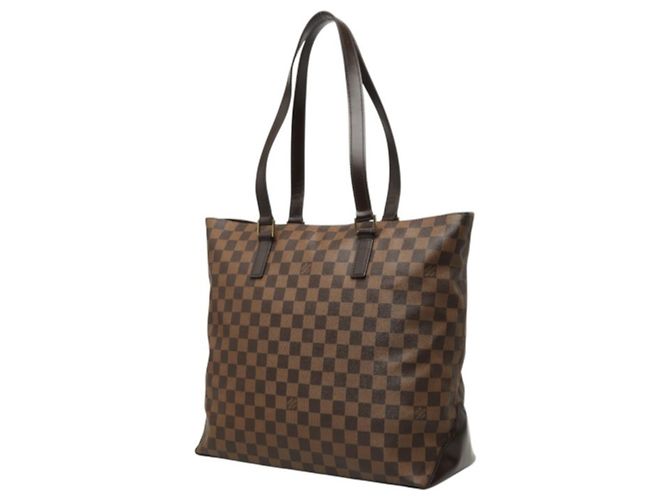 Borsa a tracolla Louis Vuitton Damier Cabas Mezzo Marrone Damier ebene - vista 2