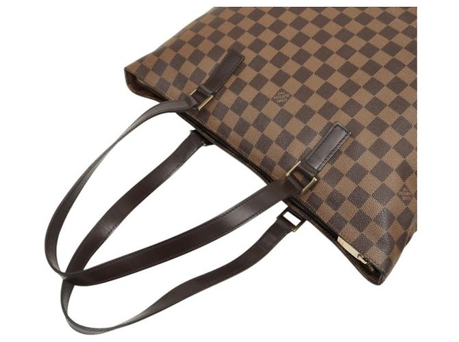 Borsa a tracolla Louis Vuitton Damier Cabas Mezzo Marrone Damier ebene - vista 9