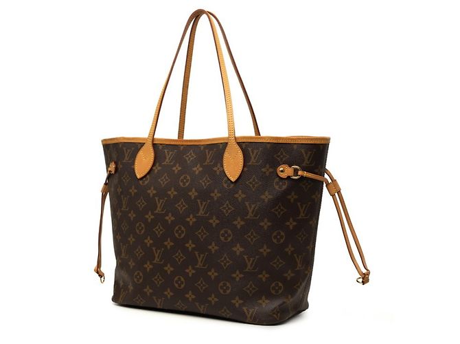 Borsa a tracolla Louis Vuitton Monogram Neverfull MM Marrone Monogramma - vista 2