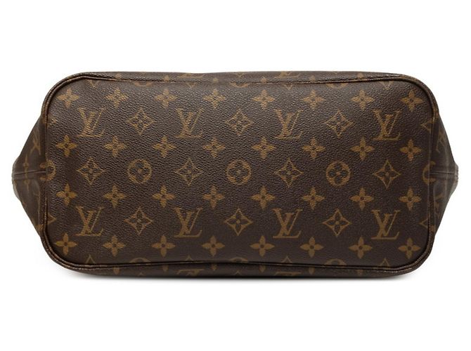 Borsa a tracolla Louis Vuitton Monogram Neverfull MM Marrone Monogramma - vista 3