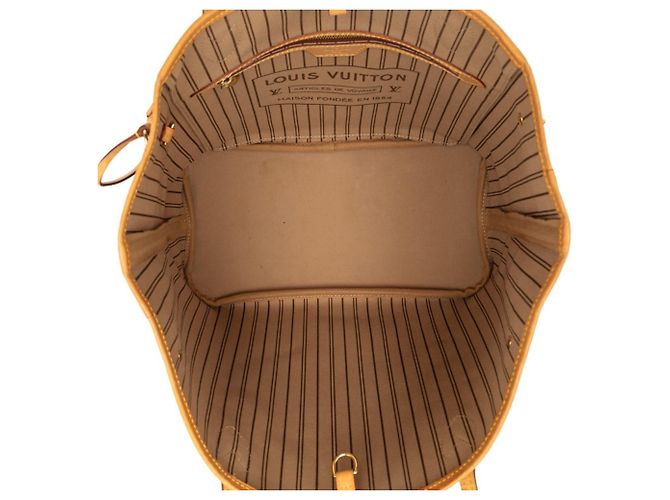 Borsa a tracolla Louis Vuitton Monogram Neverfull MM Marrone Monogramma - vista 4