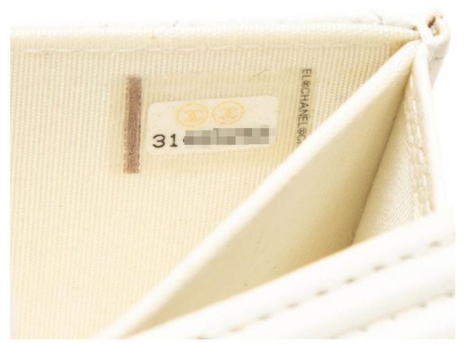 Borsa a tracolla con catena e portafoglio Chanel Matelassé Coco Mark Boy Bianco - vista 6