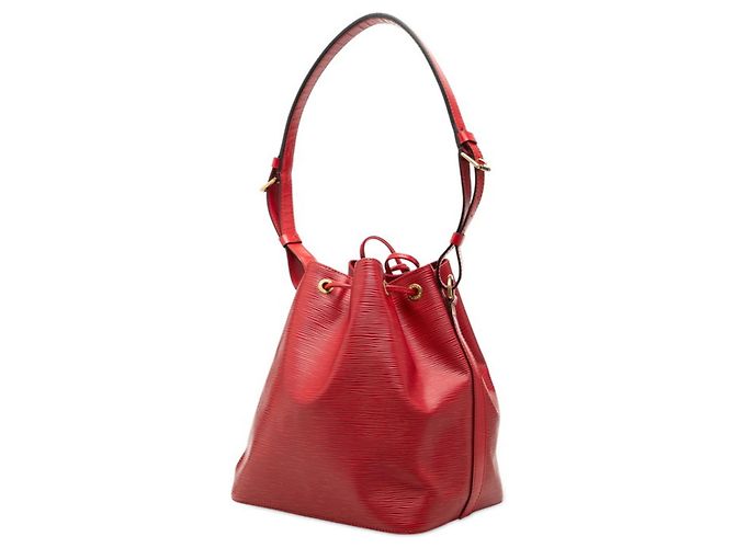 Noe Borsa a tracolla Louis Vuitton Epi Petit Noé Rosso - vista 2
