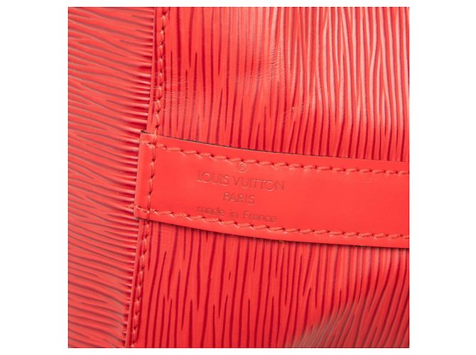 Noe Borsa a tracolla Louis Vuitton Epi Petit Noé Rosso - vista 5