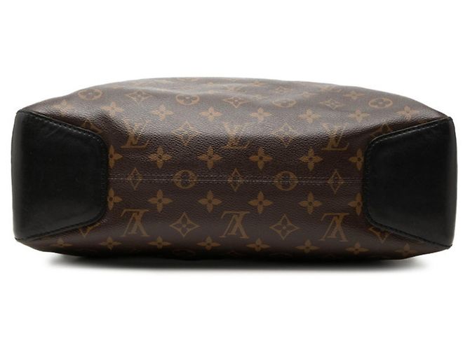 Borsa a tracolla Louis Vuitton Monogram Macassar Torres Marrone Nero Monogramma - vista 3