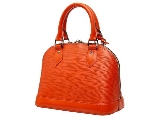 Borsa a mano e a tracolla Louis Vuitton Epi Alma BB Arancione - vista 2