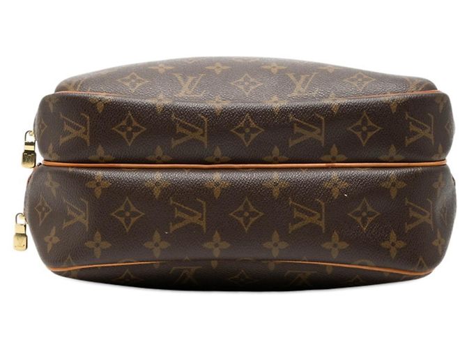 Borsa a tracolla Louis Vuitton Monogram Reporter PM Marrone Monogramma - vista 3
